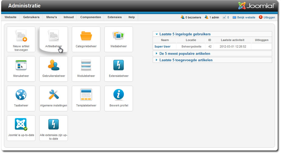 adminscherm-joomla
