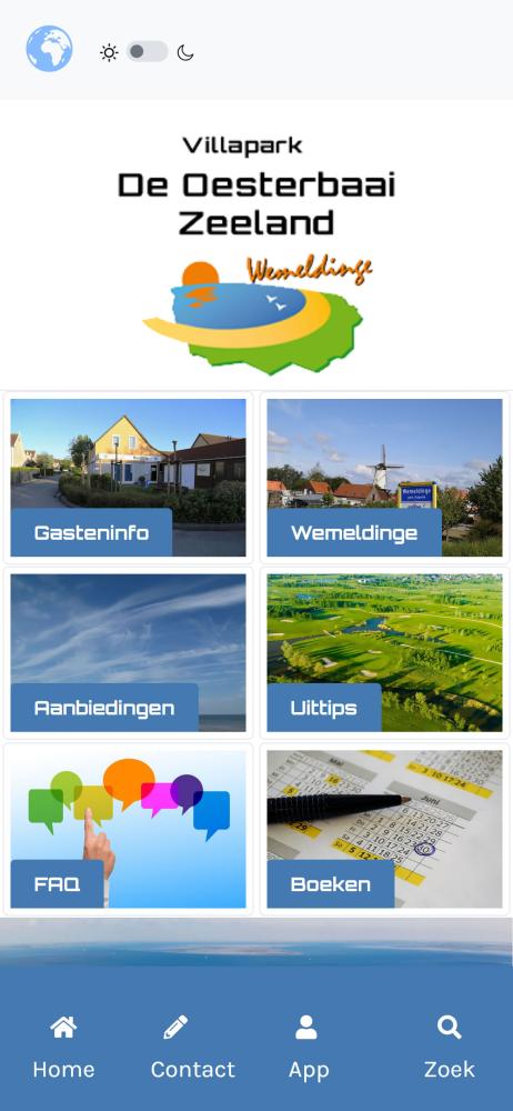 Villapark de Oesterbaai Gasteninfo App