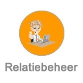 Relatiebeheer button
