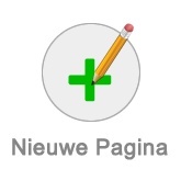 Nieuwe pagina button